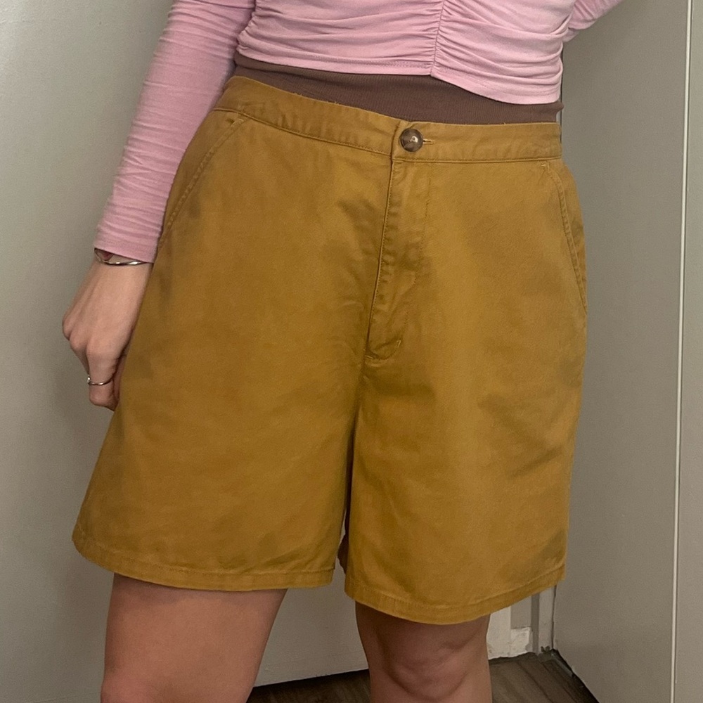 Wild Fable Tan Brown High Waisted Bermuda Shorts